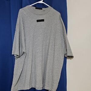 Fear of God Gray Short Sleeve Tee